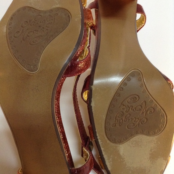 Naughty Monkey Patent Reptile High Heel Sandals - Picture 7 of 8